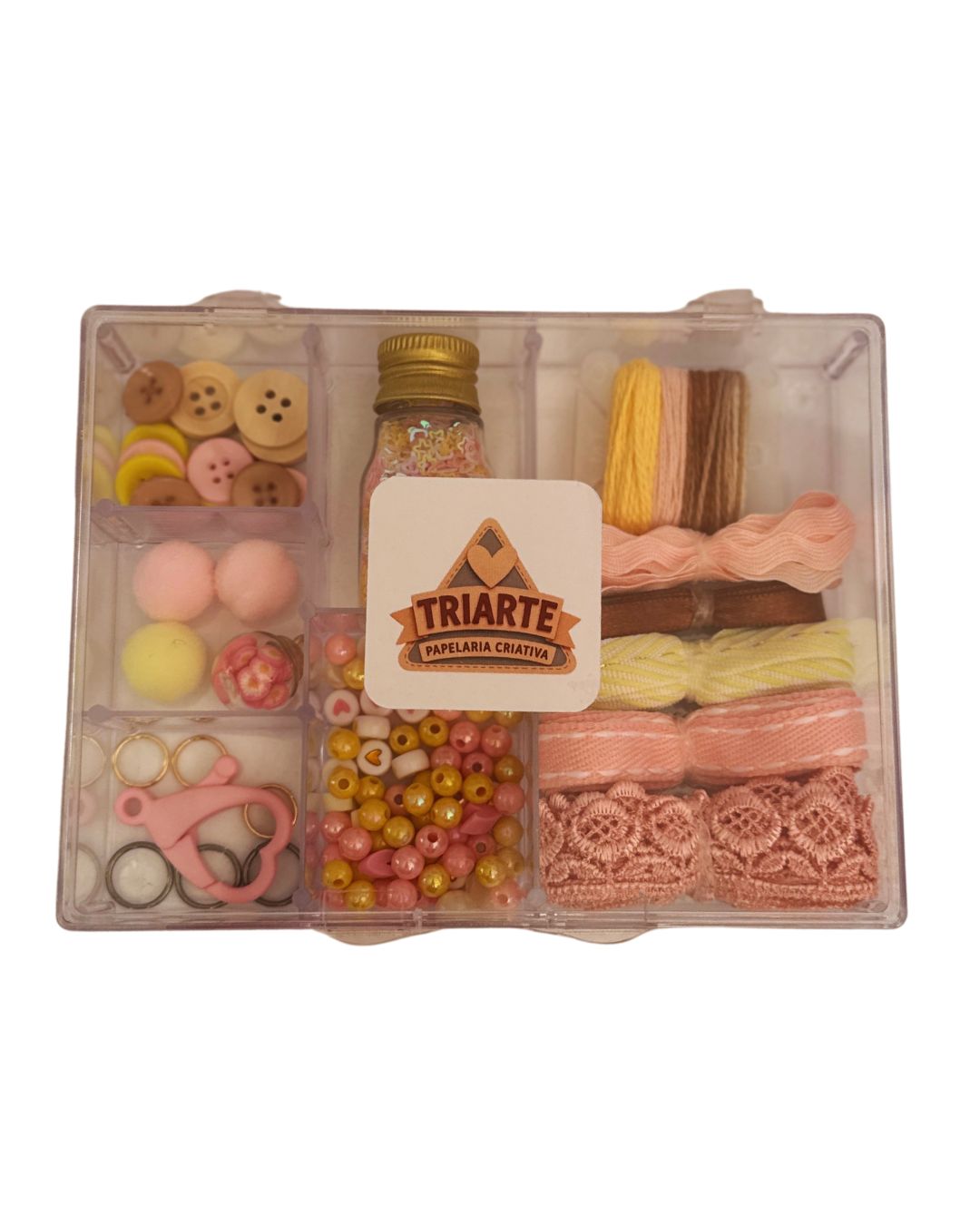Caixinha de Embellishments (Aviamentos) – Coleção Doce Infância Menina