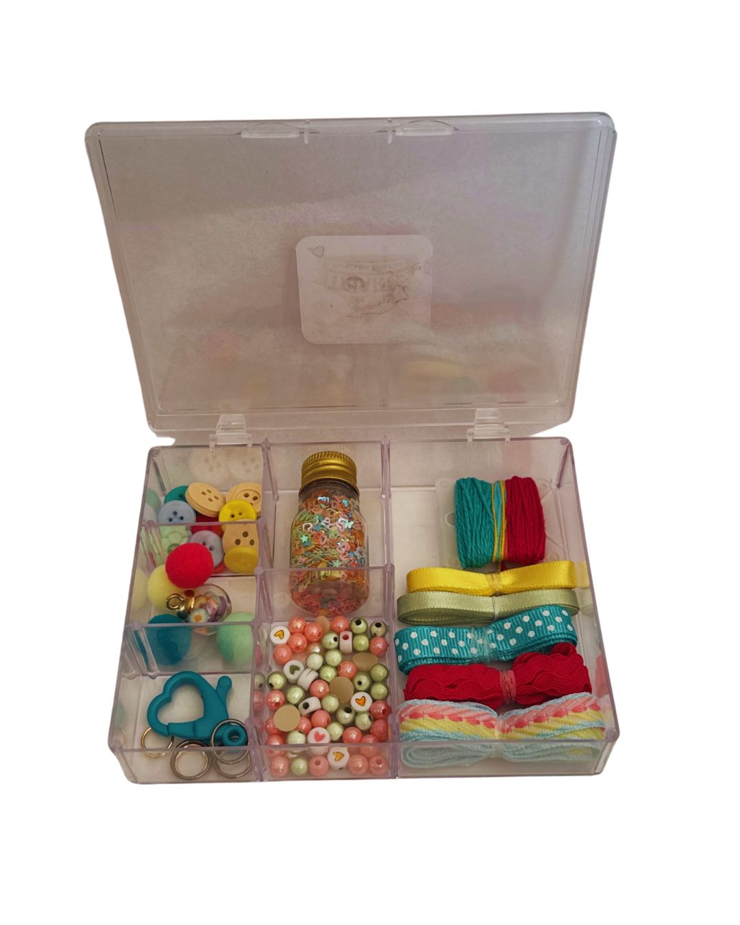 Caixinha de Embellishments (Aviamentos) – Coleção Diário de Viagem