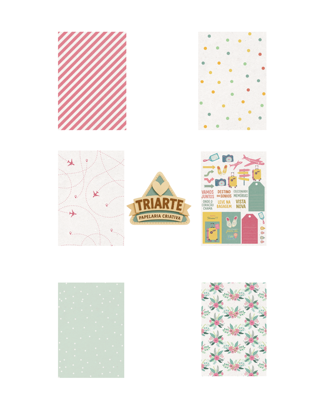 Coleção Digital Pocket Diário de Viagem -  Collab Aulão Universo Scrap