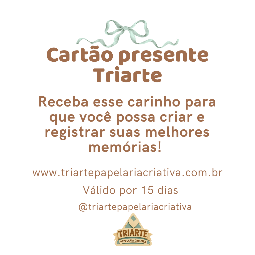 Cartão Presente Triarte Papelaria Criativa